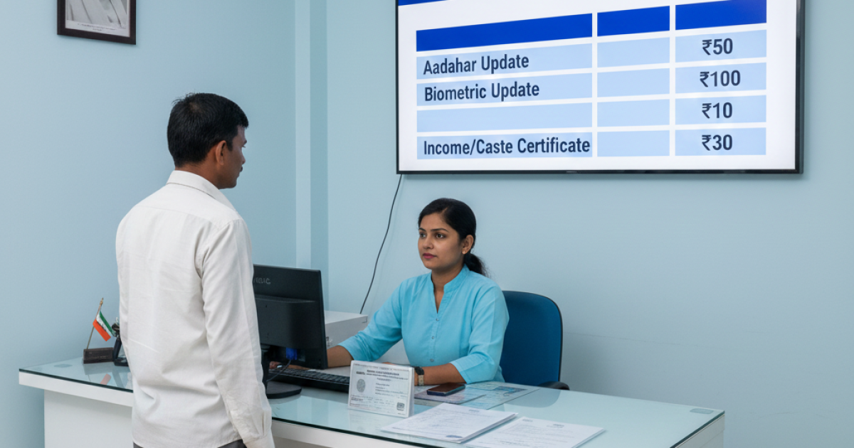 "CSC Center Rate List 2026 in Hindi"